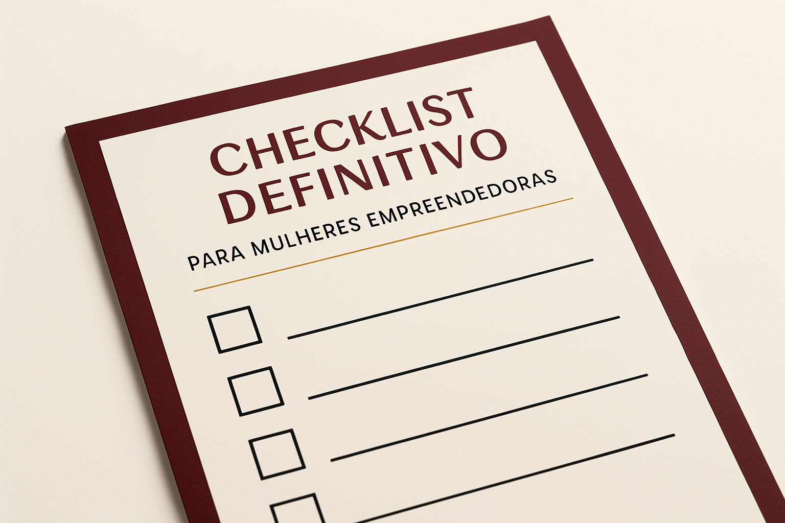 Mockup Checklist Definitivo